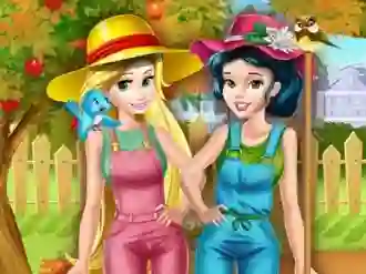 Peli Princesses Working In the Garden verkossa