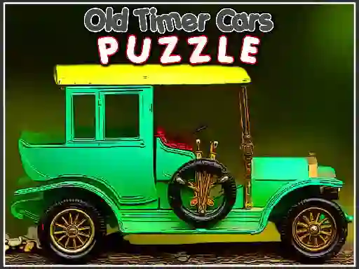 Peli Old Timer Cars Puzzle verkossa
