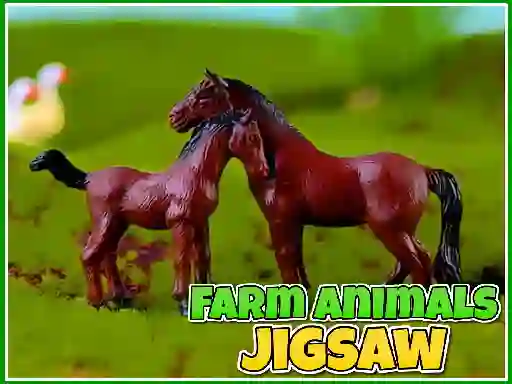 Peli Farm Animals Jigsaw verkossa