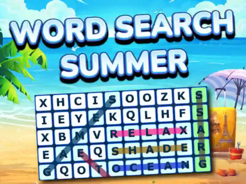 Peli Word Search Summer verkossa