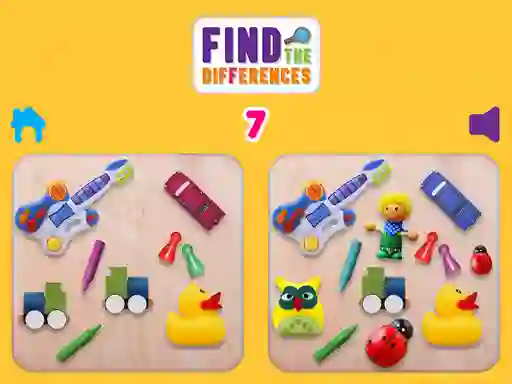 Peli Find The Differences verkossa