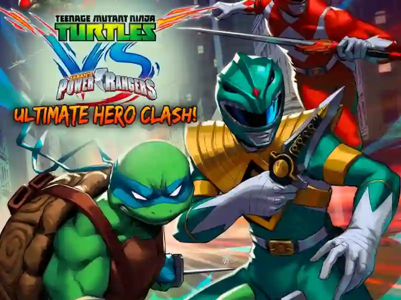 Peli Teenage Mutant Ninja Turtles VS Power Rangers: Ultimate Hero Clash verkossa