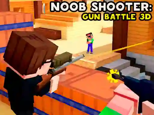 Peli Noob Shooter: Gun Battle 3D verkossa