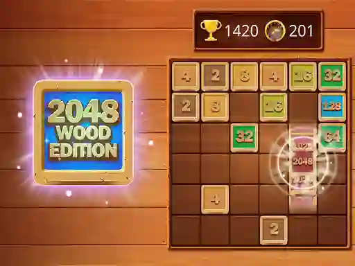 Peli 2048 Wooden Edition verkossa