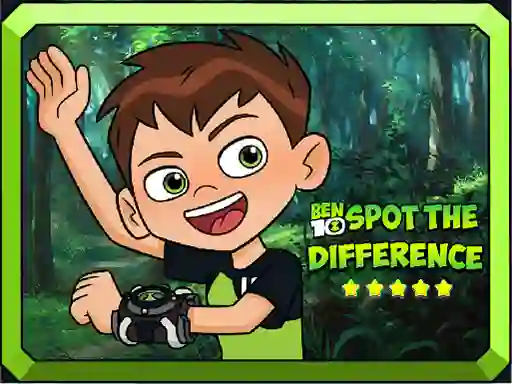 Peli Ben 10 Spot the Difference verkossa