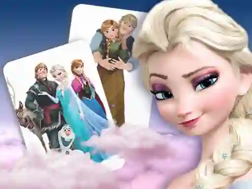 Peli Frozen Memory Card Match verkossa