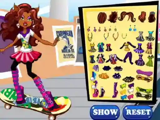 Peli Clawdeen skates verkossa