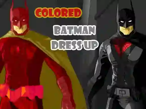 Peli Colored Batman Dress Up verkossa