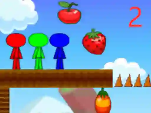 Peli Stickman Bros In Fruit Island 2 verkossa