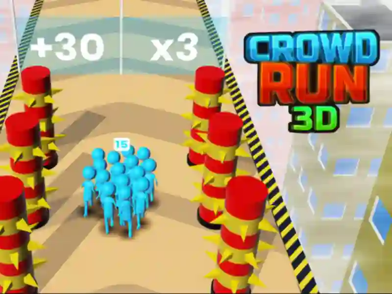 Peli Crowd Run 3D verkossa