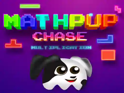 Peli Mathpup Chase Multiplication verkossa