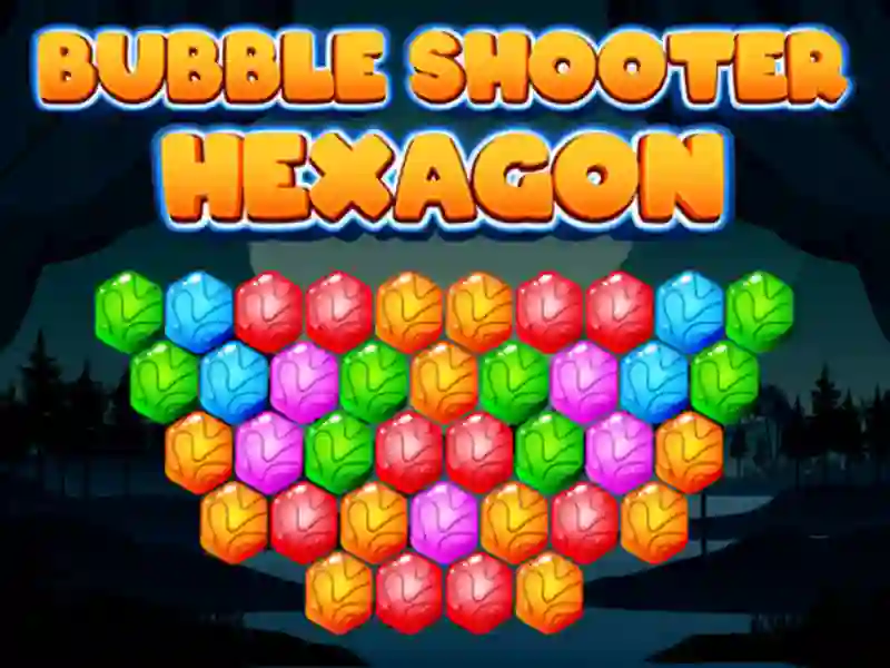 Peli Bubble Shooter Hexagon verkossa