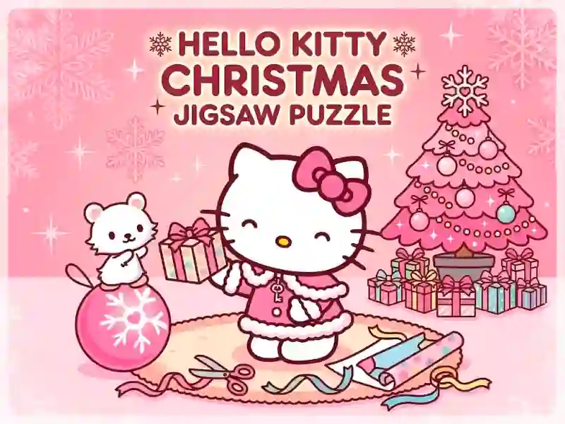 Peli Hello Kitty Christmas Jigsaw Puzzle verkossa