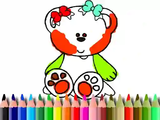 Peli Back to School: Sweet Bear Coloring verkossa