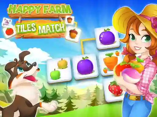 Peli Happy Farm Tiles Match verkossa