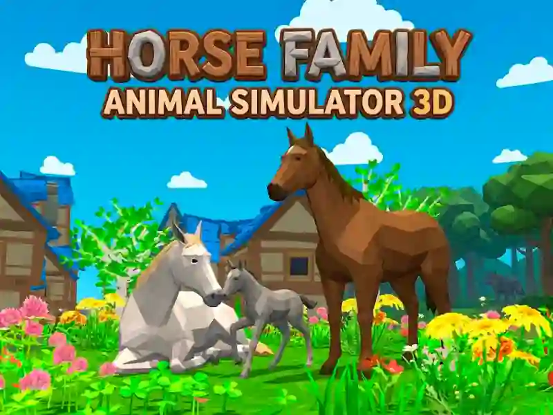 Peli Horse Family Animal Simulator 3D verkossa