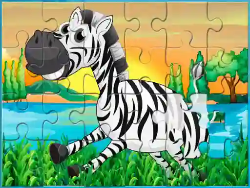 Peli Happy Animals Jigsaw verkossa