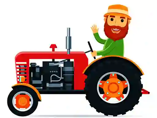 Peli Cartoon Farm Traktors verkossa