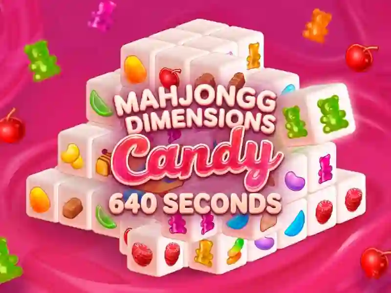 Peli Mahjongg Dimensions Candy 640 seconds verkossa