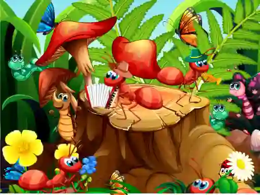 Peli Hidden Objects Insects verkossa