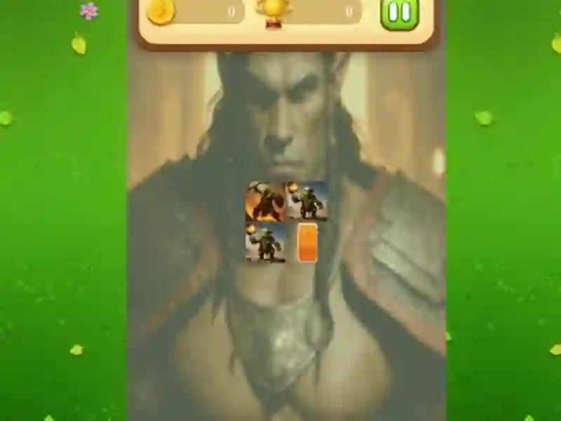Peli Orc Memory Match verkossa