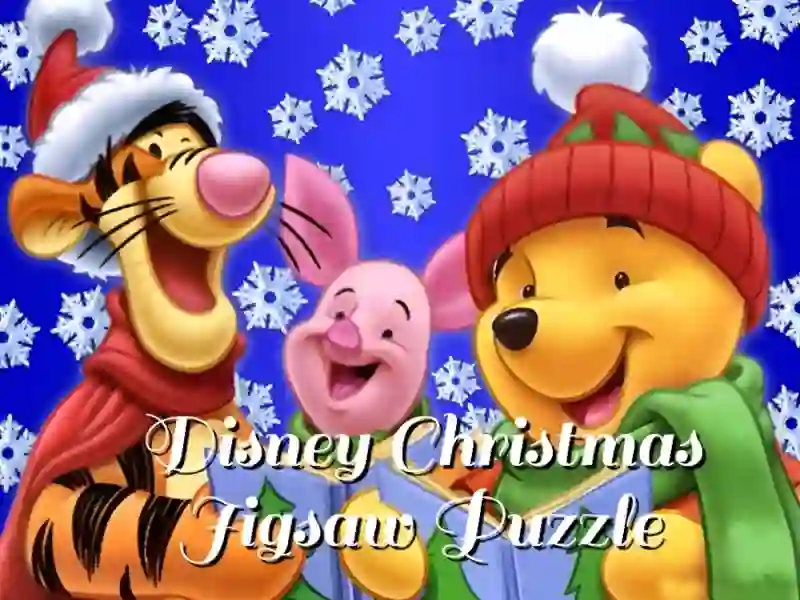 Peli Disney Christmas Jigsaw Puzzle verkossa