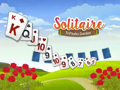 Peli Solitaire TriPeaks Garden verkossa