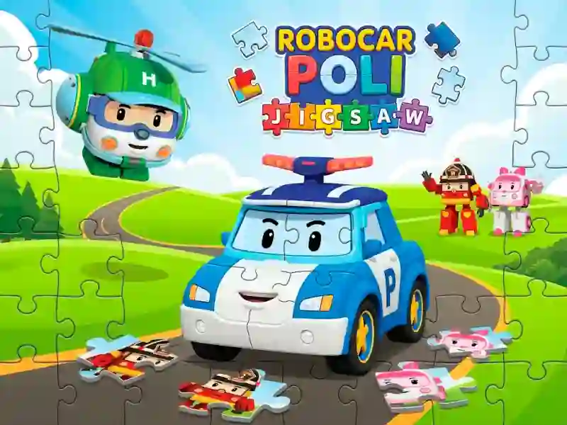 Peli Robocar Poli Jigsaw verkossa