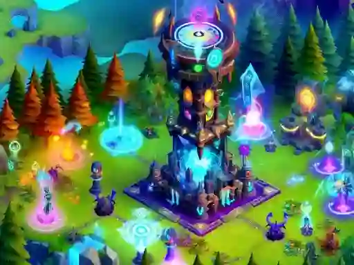 Peli 2D Fantasy Tower Defence verkossa