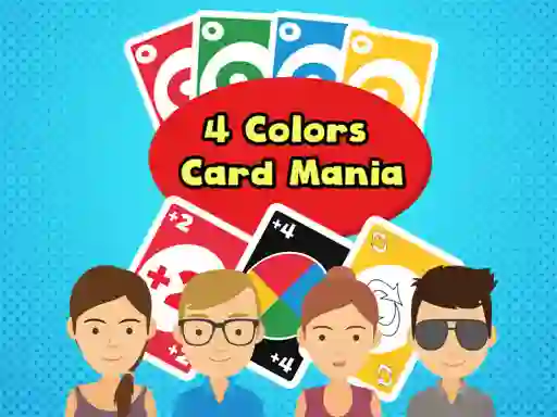 Peli 4 Colors Card Mania verkossa