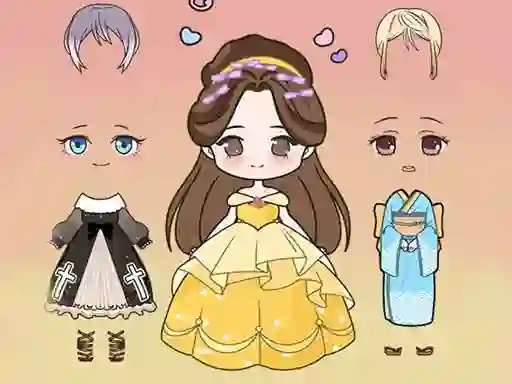 Peli Vivi Doll Dress Up verkossa