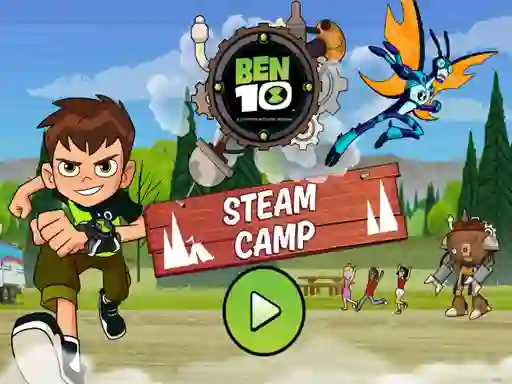 Peli Ben 10 Steam Camp verkossa