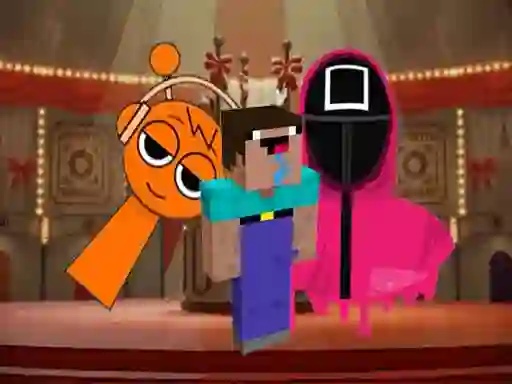 Peli Nextbots on Minecraft Squid Game Sprunki verkossa