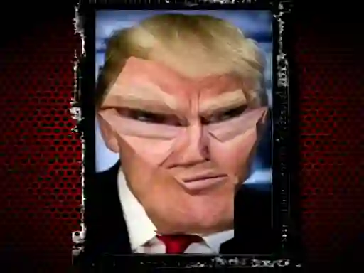 Peli Trump Funny face verkossa