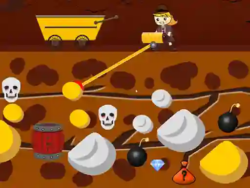Peli Lady Gold Miner verkossa