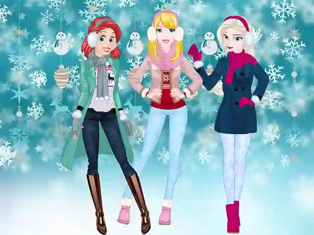 Peli Princesses Winter Spree verkossa