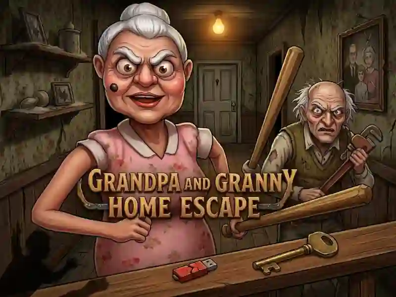 Peli Grandpa And Granny Home Escape verkossa