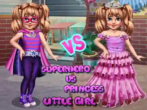 Peli Little Girl Superhero vs Princess verkossa