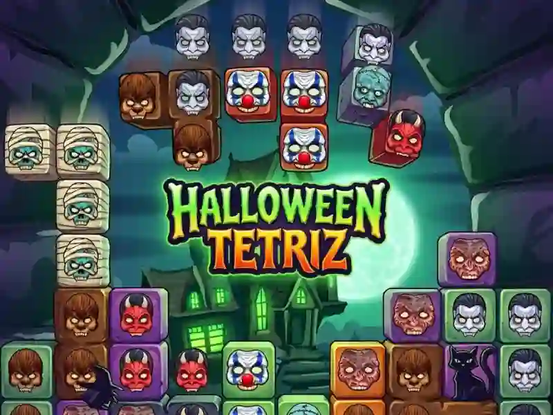 Peli Halloween Tetriz verkossa