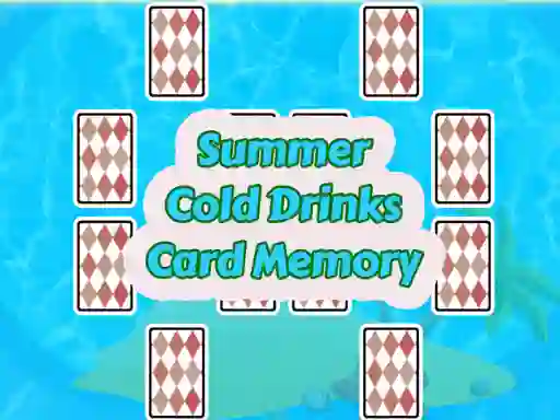 Peli Summer Cold Drinks Card Memory verkossa