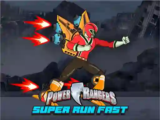 Peli Power Rangers Super Run Fast verkossa