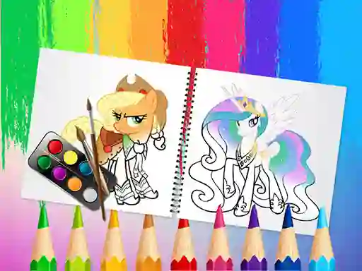 Peli Sweet Pony Coloring Book verkossa