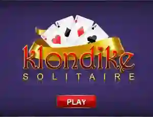 Peli Klondike Solitaire verkossa