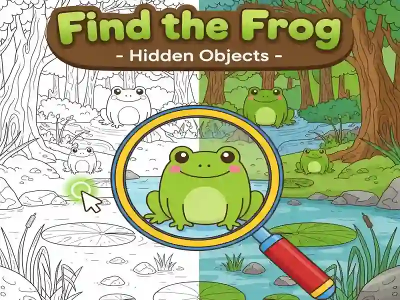 Peli Find the Frog Hidden Objects verkossa