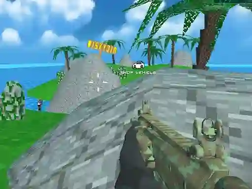 Peli Blocky Combat SWAT Desert Storm Zombie verkossa