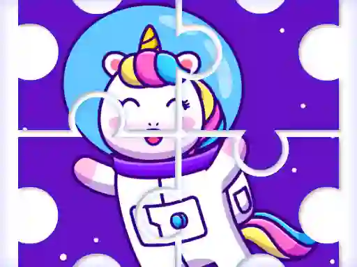 Peli Cute Rainbow Unicorn Puzzles verkossa