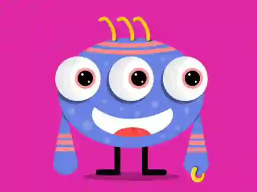 Peli Cute Little Monsters Memory verkossa
