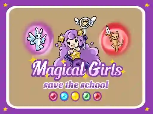 Peli Magical Girls Save the School verkossa