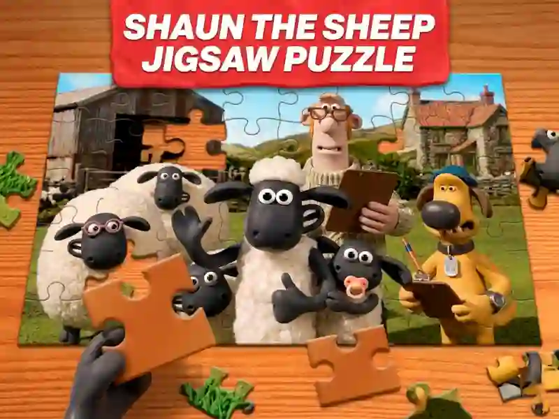 Peli Shaun the Sheep Jigsaw Puzzle verkossa