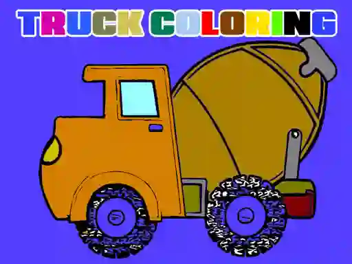 Peli Trucks Coloring Book verkossa